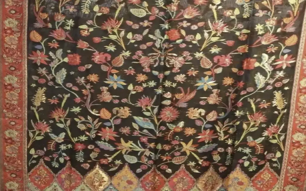 Beautiful hand embroidered Pashmina Shawl