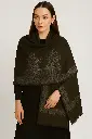 Pashmina Shawl Single Color 4 Side Border Embroidery