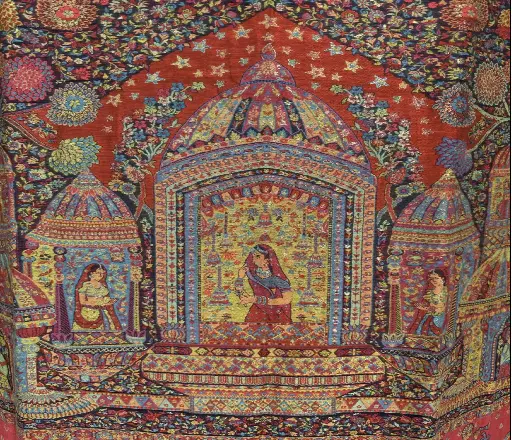 Beautiful hand embroidered Pashmina Shawl