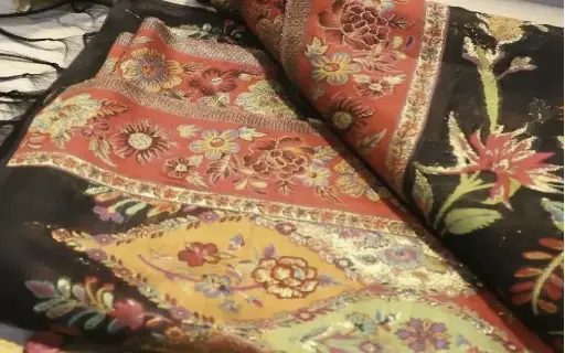 Hand embroidered Pashmina Shawl